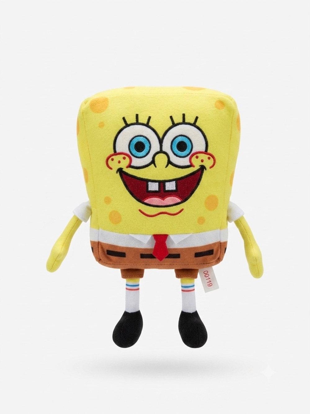 Nickelodeon SpongeBob SquarePants Plush Toy 2019 Yellow Stuffed Doll 10.5”